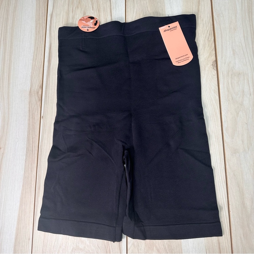 Shapermint Essentials High Waisted Shaper Shorts Black size 3XL tummy to thighs
